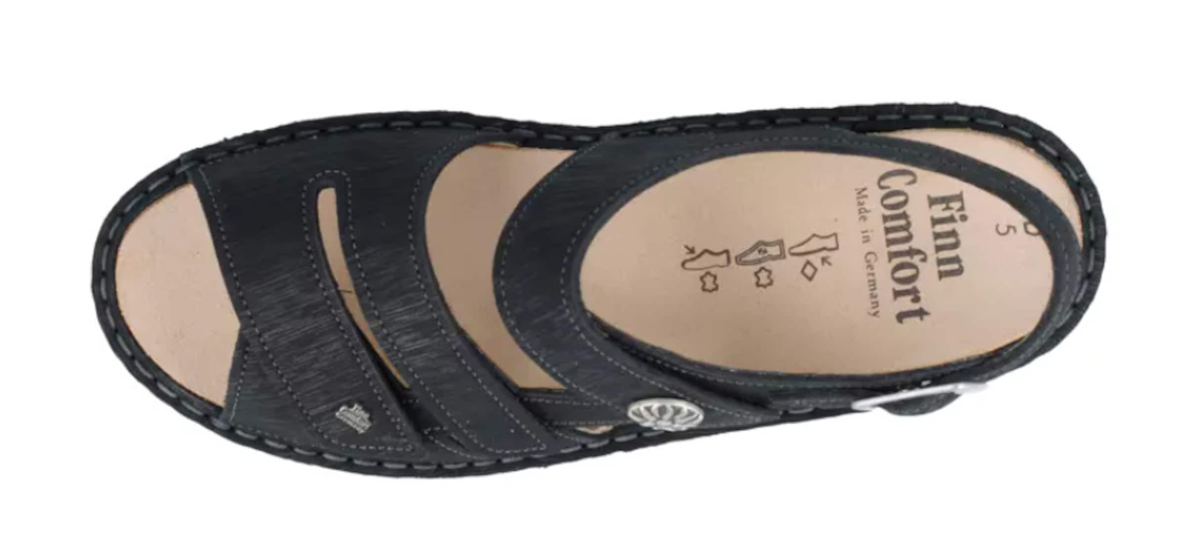 Finn Comfort Sandale in Schwarz
