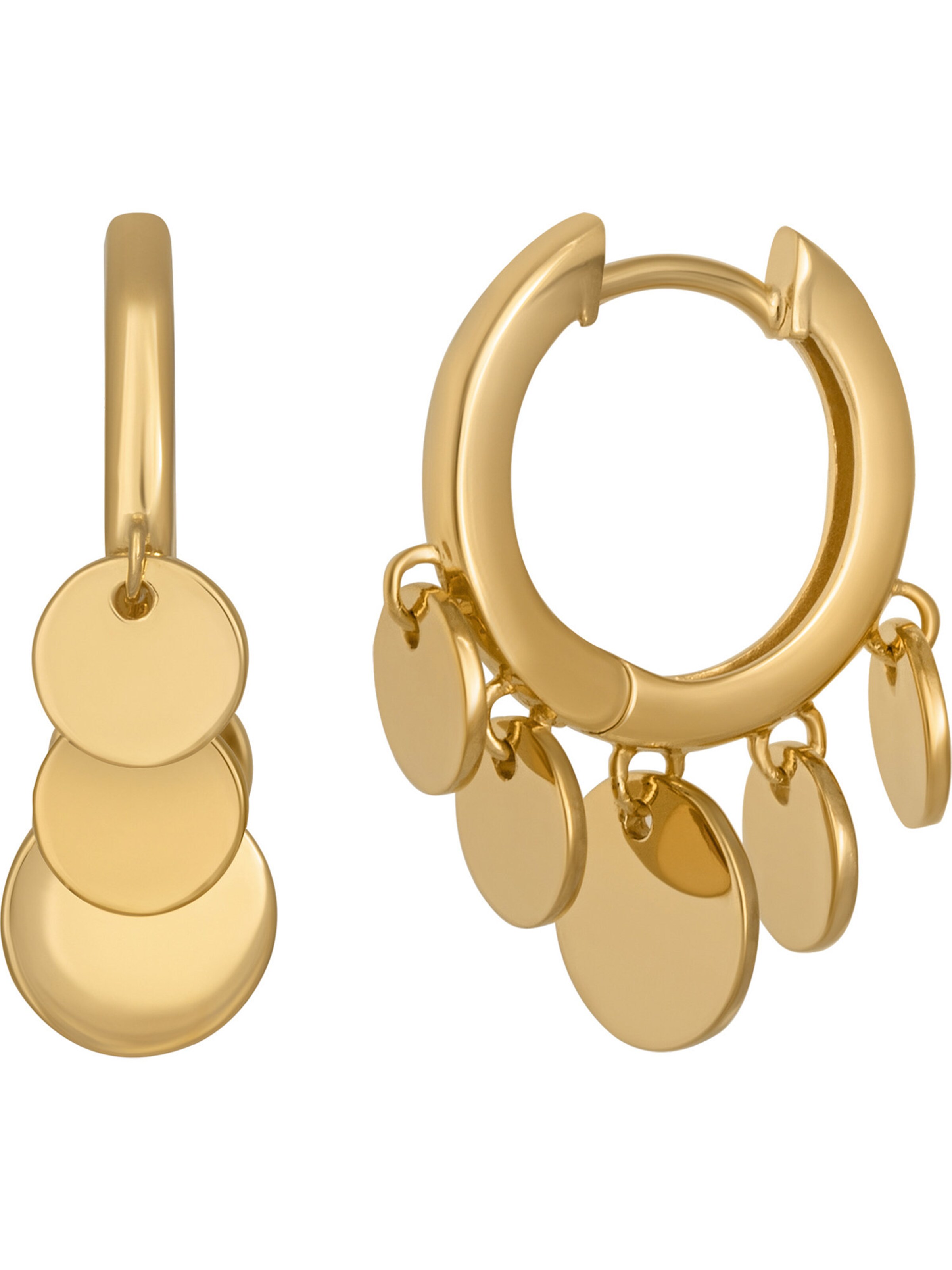 caï Earrings in Gold: front