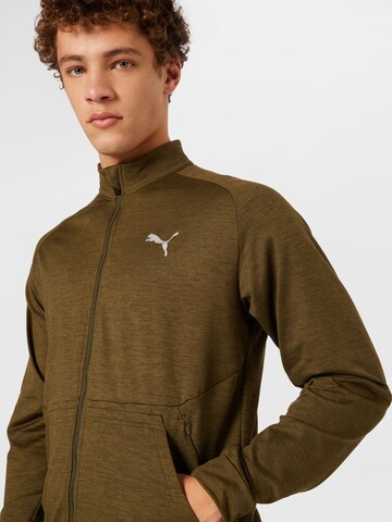 PUMA Trainingsjacke in Grün