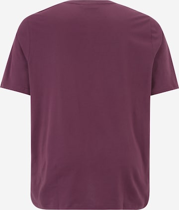 Calvin Klein Big & Tall T-shirt 'HERO' i lila