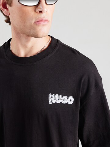 HUGO T-shirt 'Nyrotee' i svart