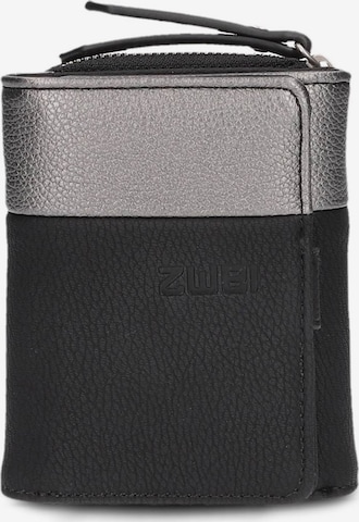 ZWEI Wallet in Black: front