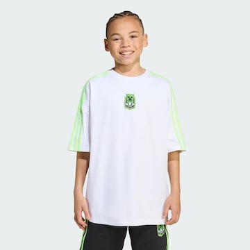 ADIDAS ORIGINALS Shirt 'Adidas Originals X Minecraft' in White: front
