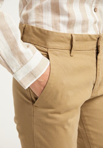 DreiMaster Vintage Slimfit Broek in Beige