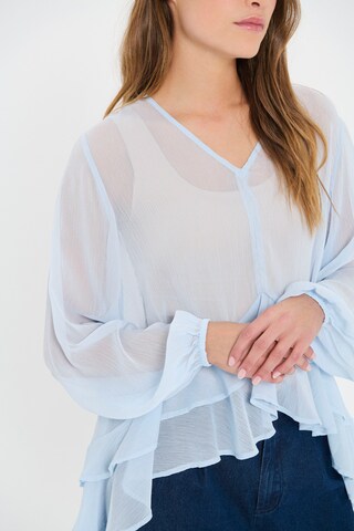 SAINT TROPEZ - Blusa 'LindzySZ' en azul