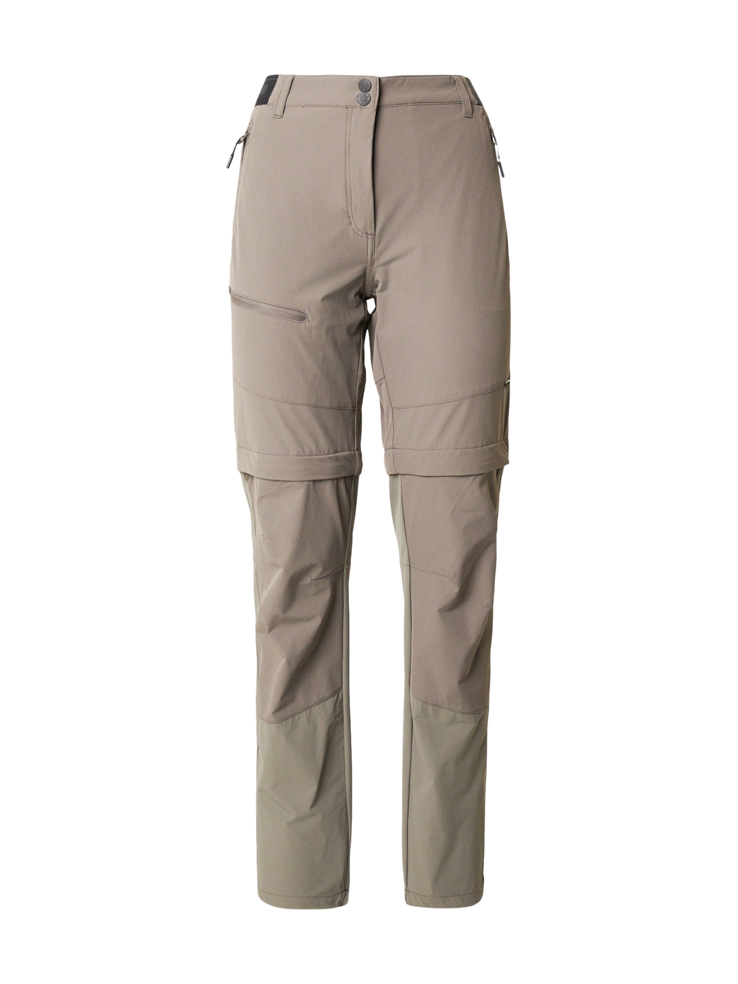 ICEPEAK Regular Outdoor trousers 'BRADLEY' in Grey: front