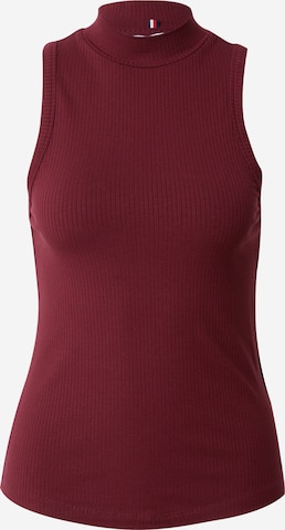 Top di TOMMY HILFIGER in rosso: frontale