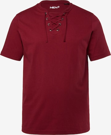 Men Plus Shirt in Red: front