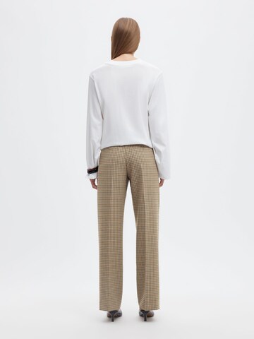 SELECTED Regular Broek in Bruin