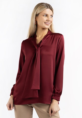 usha BLACK LABEL Bluse in Rot: predná strana