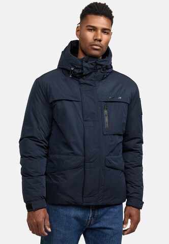 STONE HARBOUR Winterjas in Blauw: voorkant