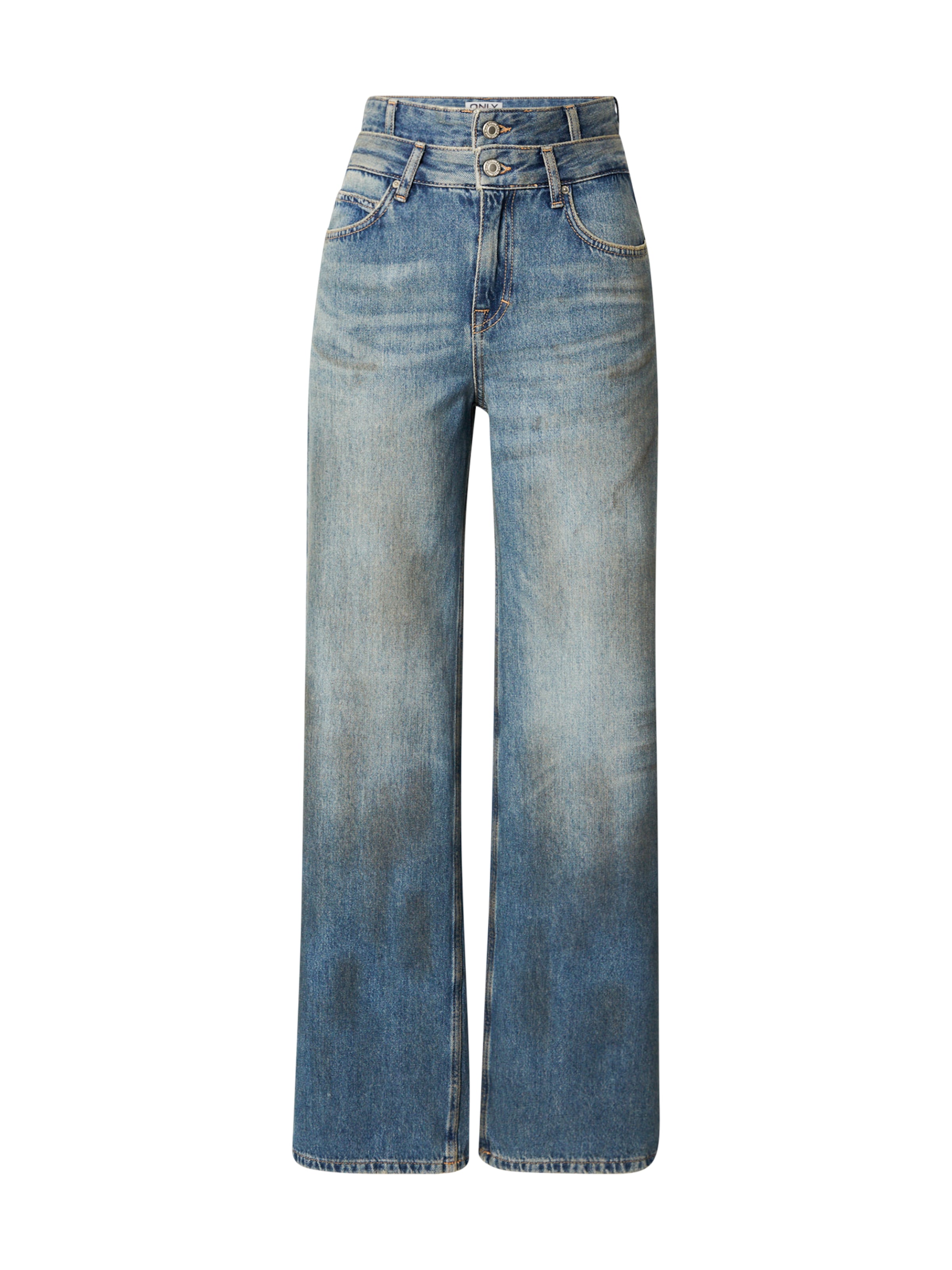 Wide leg Jeans 'ONLEsme-Hope' de la ONLY pe albastru: față