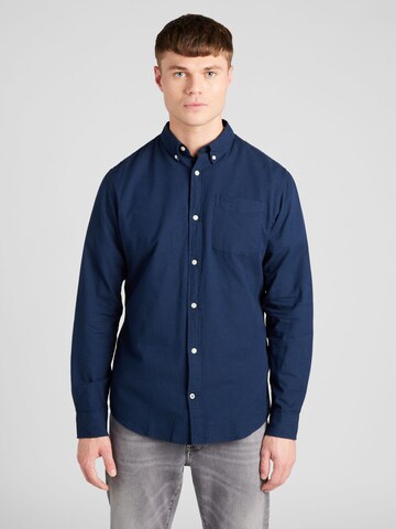 JACK & JONES Slim fit Overhemd 'CLASSIC' in Blauw: voorkant