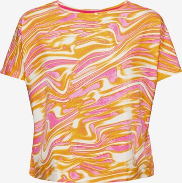 ESPRIT Functioneel shirt in Oranje: voorkant