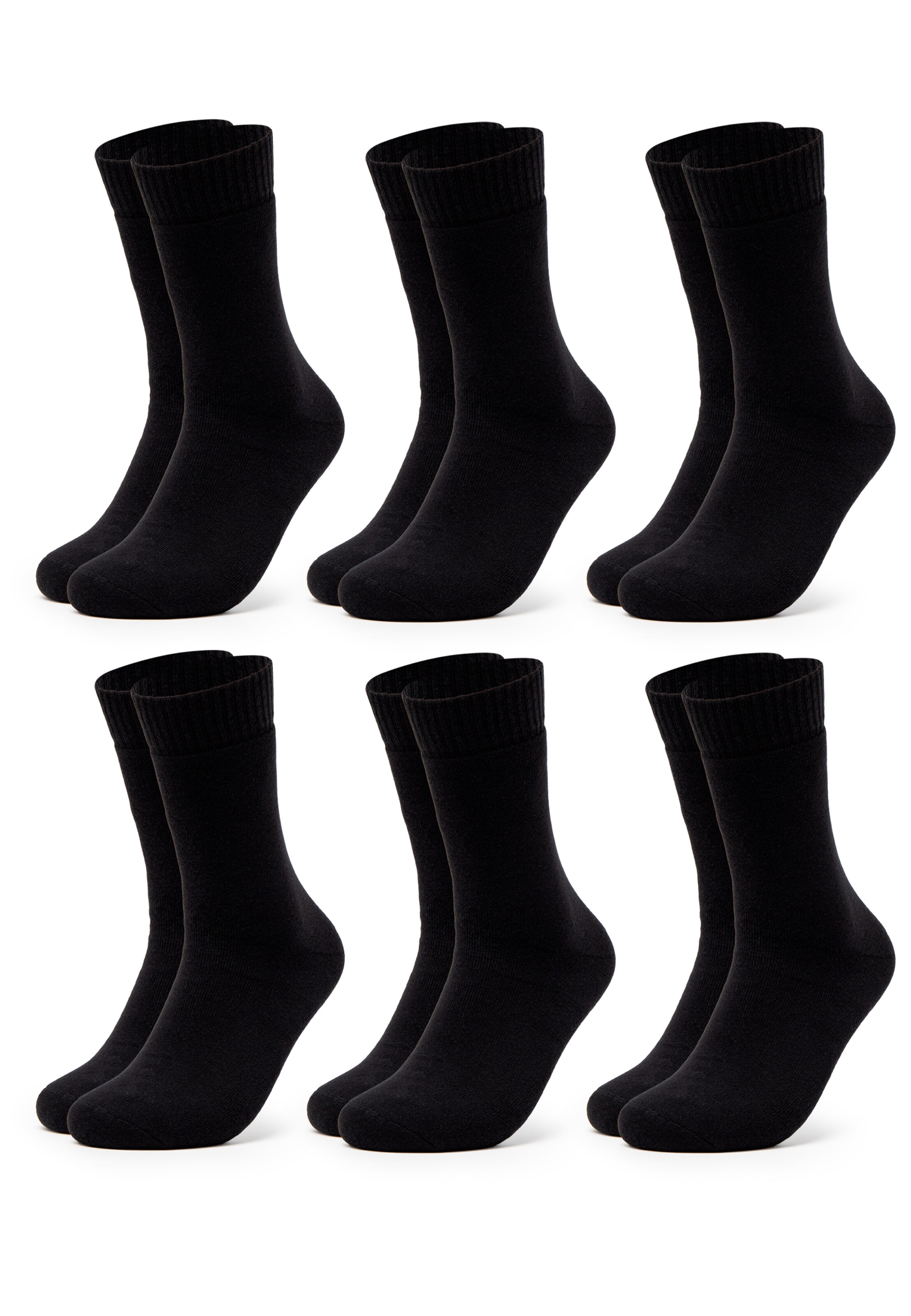 Occulto Socks 'Bille' in Black: front