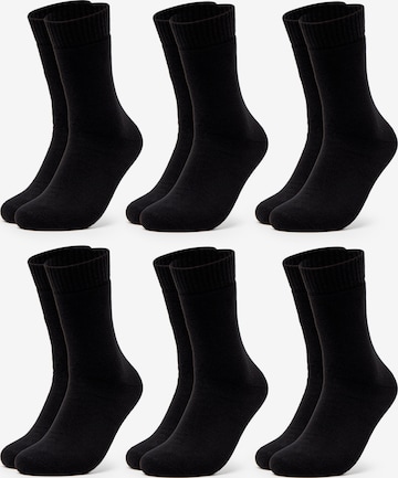 Occulto Sokken 'Bille' in Zwart: voorkant