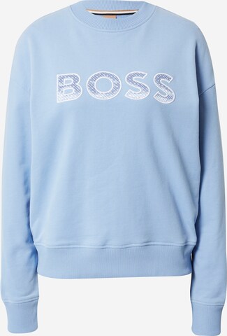 BOSS Sweatshirt 'Ecaisa' in Blue: front