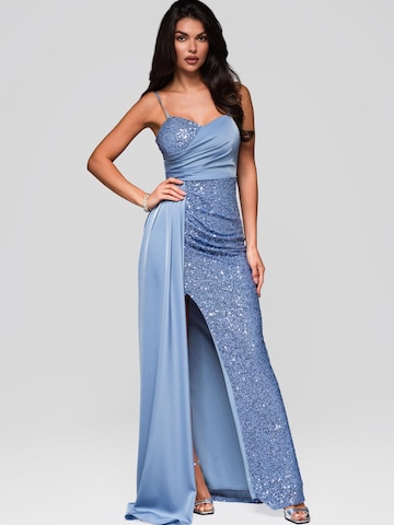 Ombre Abendkleid‌‌‌‌‌‌ in Blau