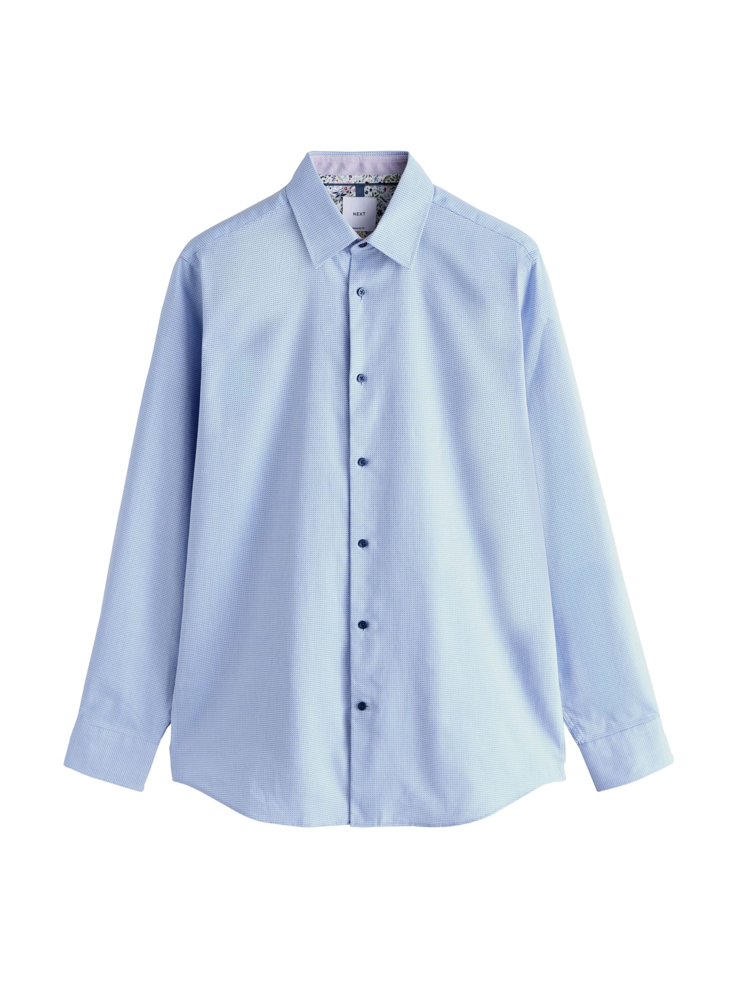 Next Regular fit Overhemd in Blauw: voorkant