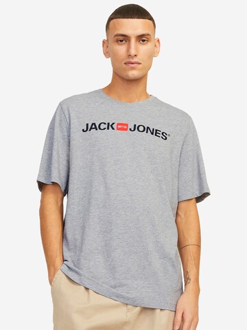 JACK & JONES Shirt 'Corp' in Grey