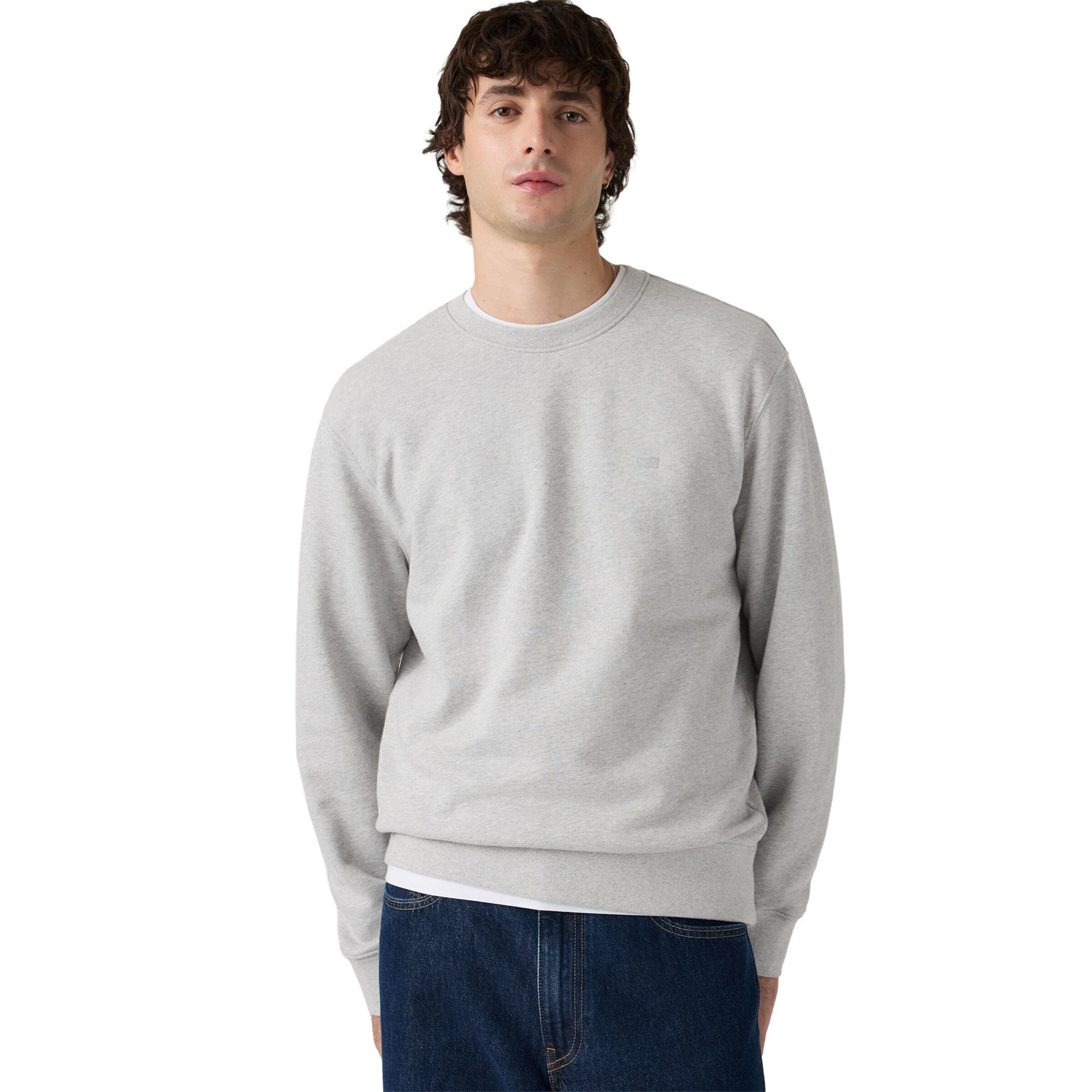 LEVI'S ® Klasický střih Mikina – šedá: přední strana