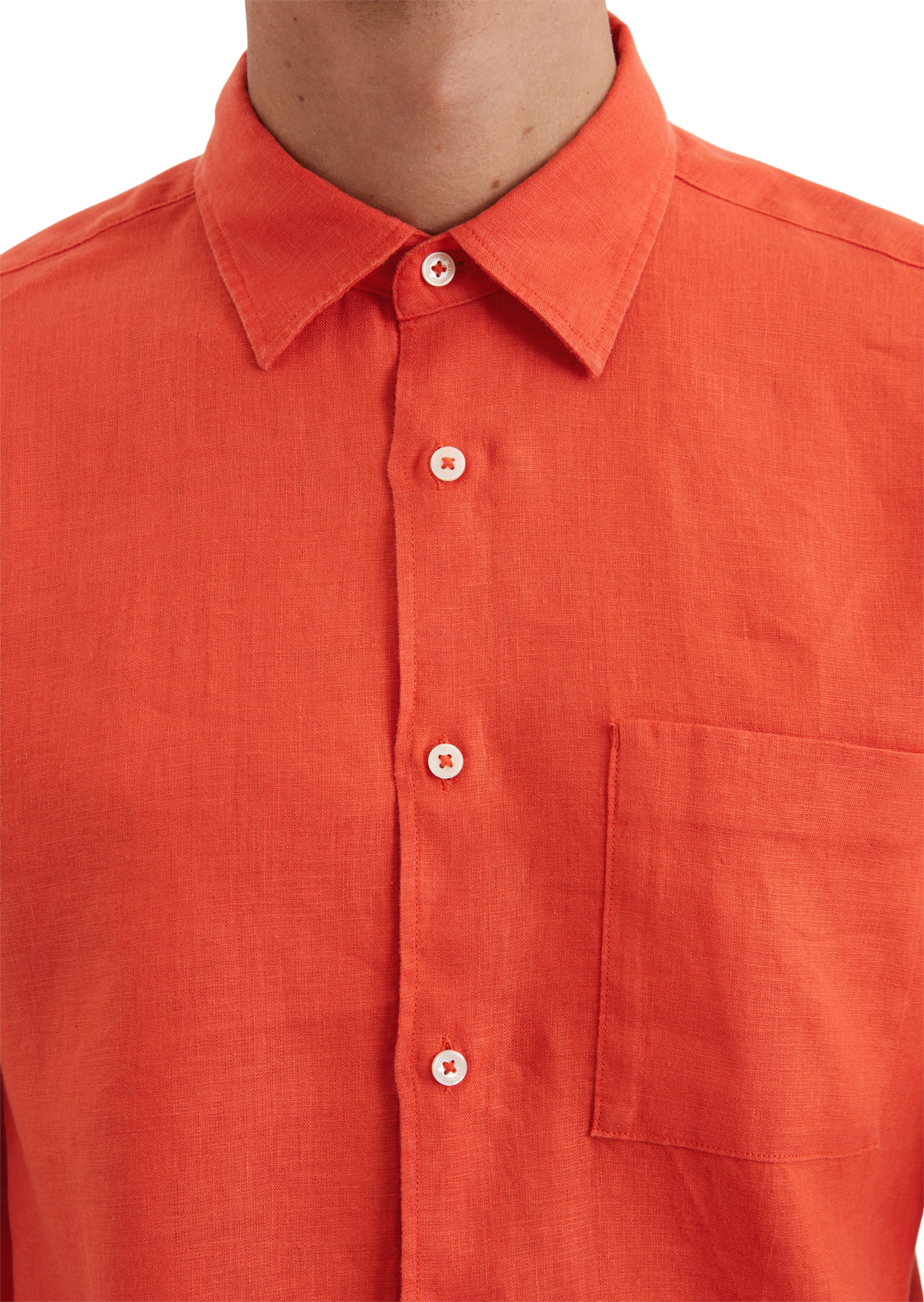 Coupe regular Chemise Marc O'Polo en orange