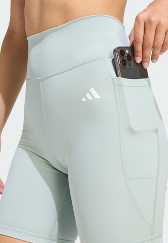 ADIDAS PERFORMANCE Skinny Sportbroek 'Optimé Essentials' in Groen