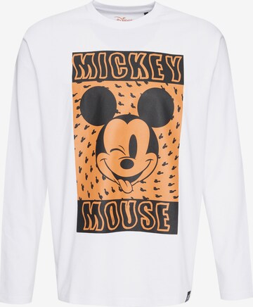 Recovered Shirt  'Disney Trippy Mickey Mouse' in Weiß: predná strana