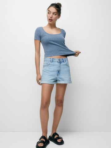 Loosefit Jean Pull&Bear en bleu