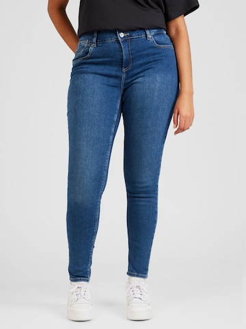 Skinny Jeans 'SOFIA' de la ONLY Carmakoma pe albastru: față