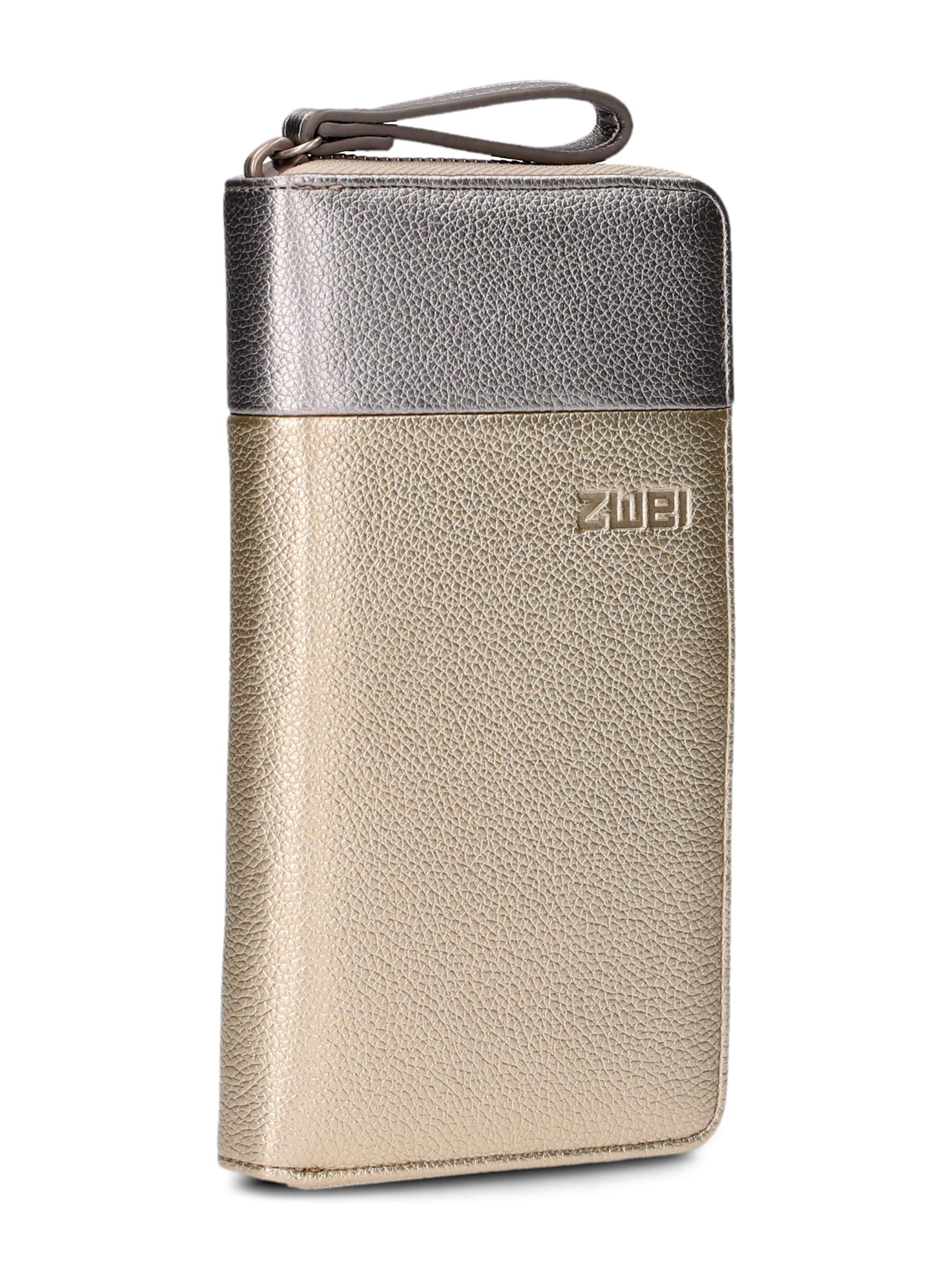 ZWEI Wallet 'EVA EV2' in Gold: front