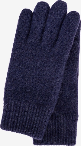 Gants 'Yuki' KESSLER en bleu : devant