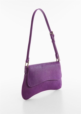 MANGO Shoulder Bag 'hft wavy' in Purple