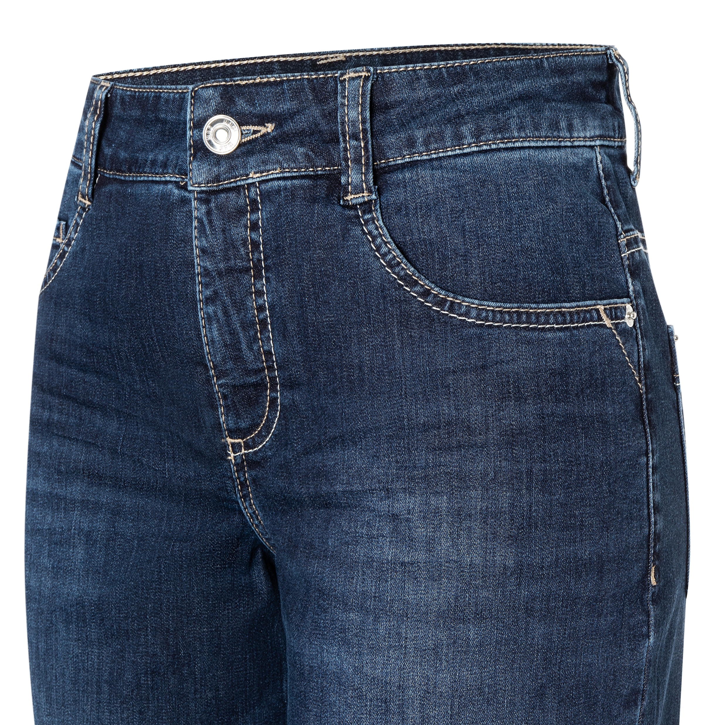 MAC Loosefit Jeans in Blau