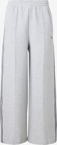 ADIDAS ORIGINALS Wide leg Trousers 'Spacer' in Grey: front
