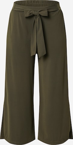 Pantaloni 'Malli' di Kaffe in verde: frontale