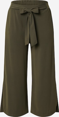 Pantalon 'Malli' Kaffe en vert : devant