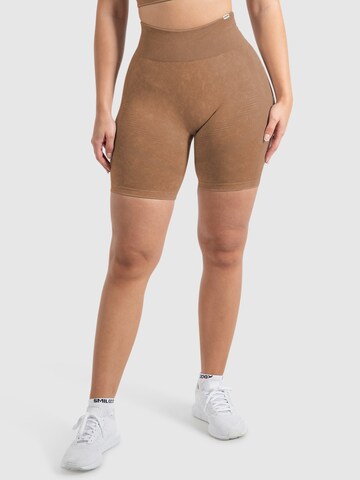 Smilodox Slim fit Leggings 'Batik Ruth' in Brown