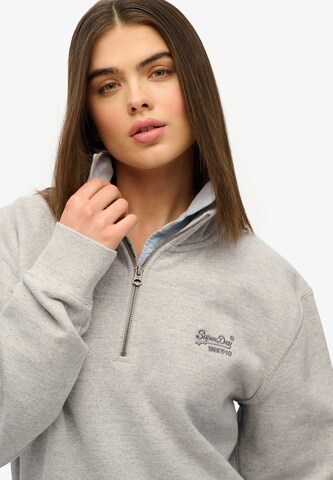 Sweat-shirt 'Essential' Superdry en gris