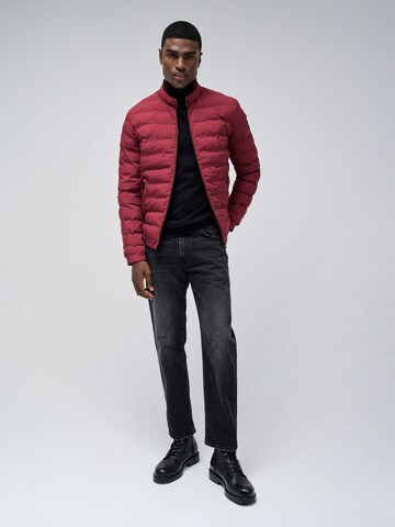 Salsa Jeans Tussenjas in Rood