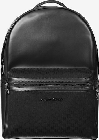 Karl Lagerfeld Rucksack in Schwarz: Vorderseite