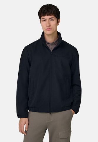 Veste mi-saison Boggi Milano en bleu : devant