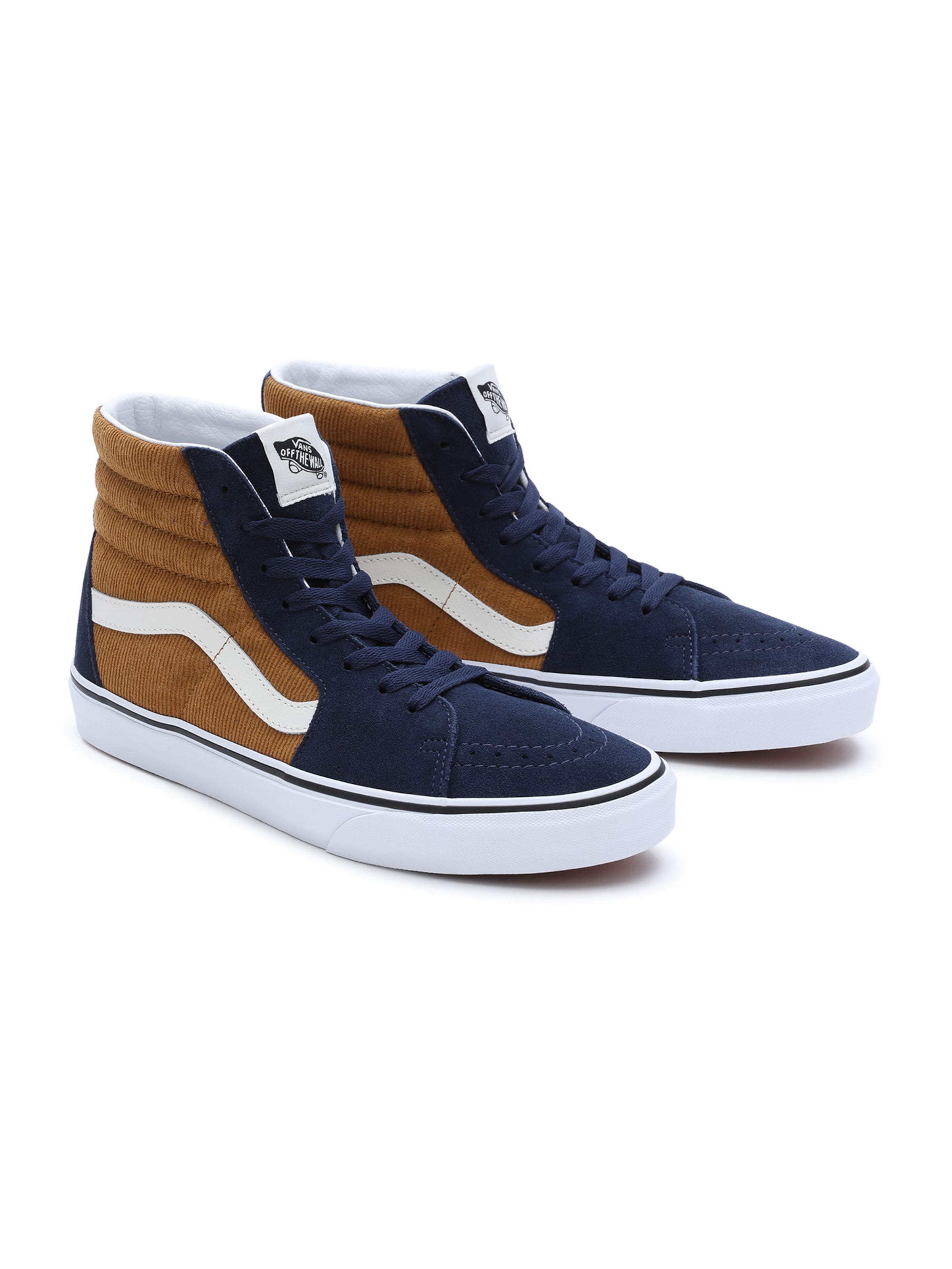 Vans navy 2024 blue and brown