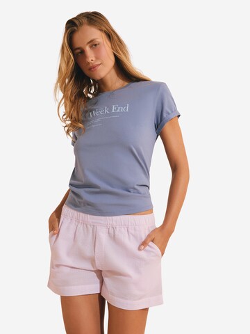 Pantaloncini da pigiama 'Bettina' di ETAM in rosa