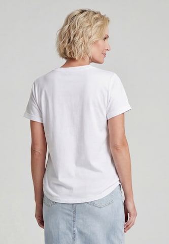 T-shirt 'Fashion Look' MUTHA en blanc