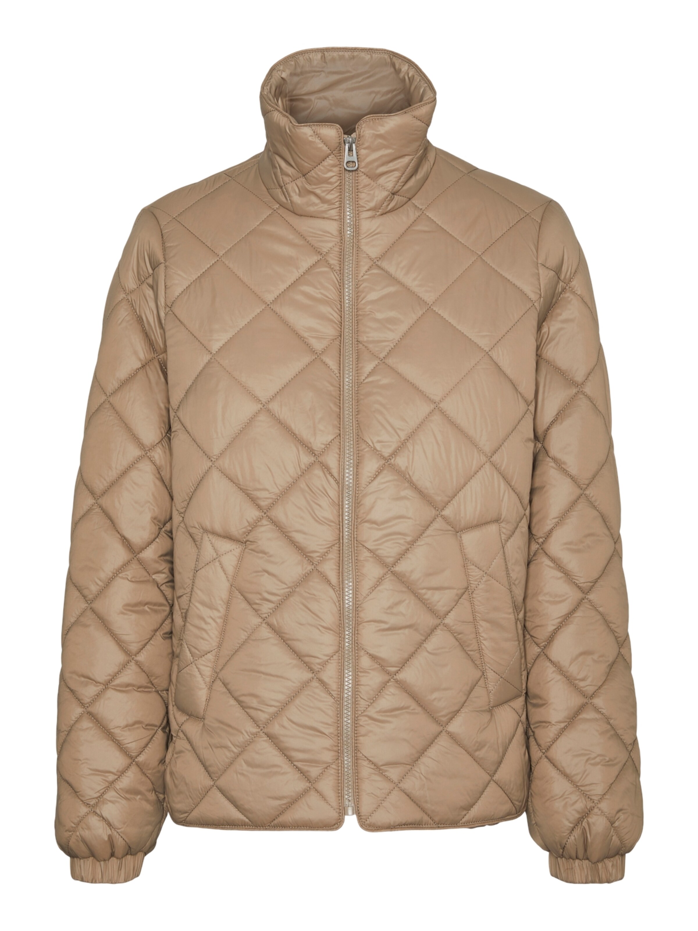 VERO MODA Prehodna jakna 'SKYLAR' | bež barva: sprednja stran