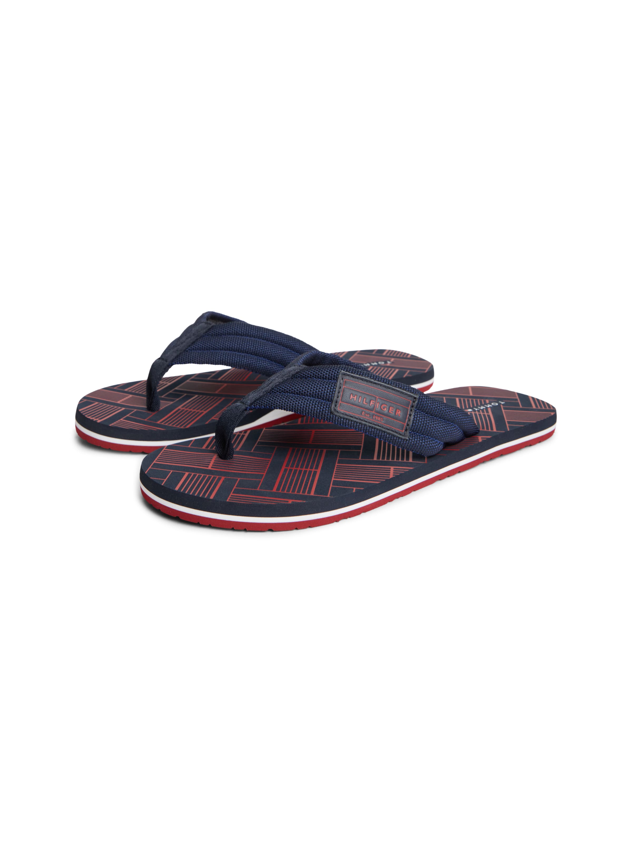 TOMMY HILFIGER T-bar sandals in Blue
