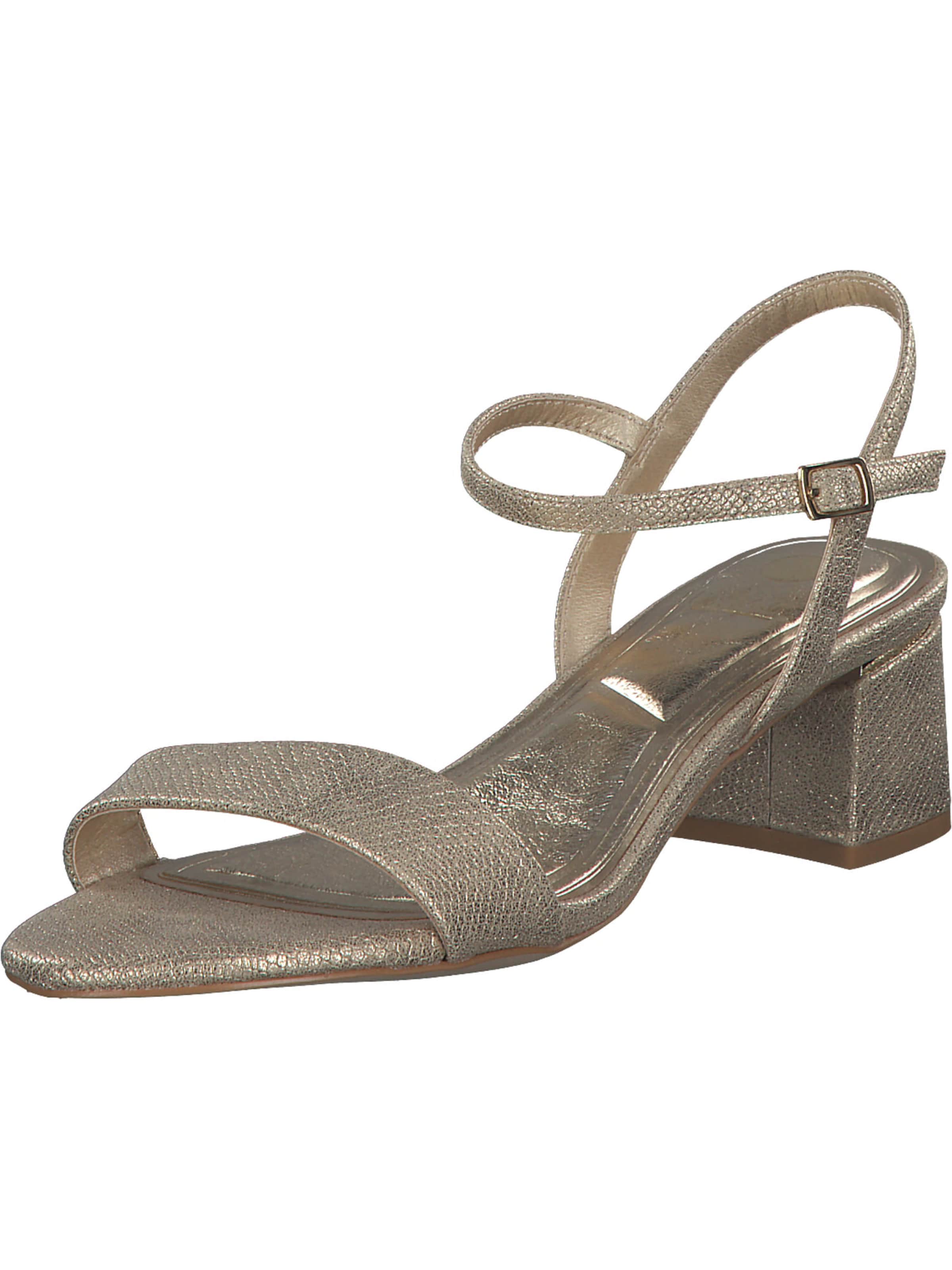 LA STRADA Riemensandale '2300552' in Gold: Vorderseite