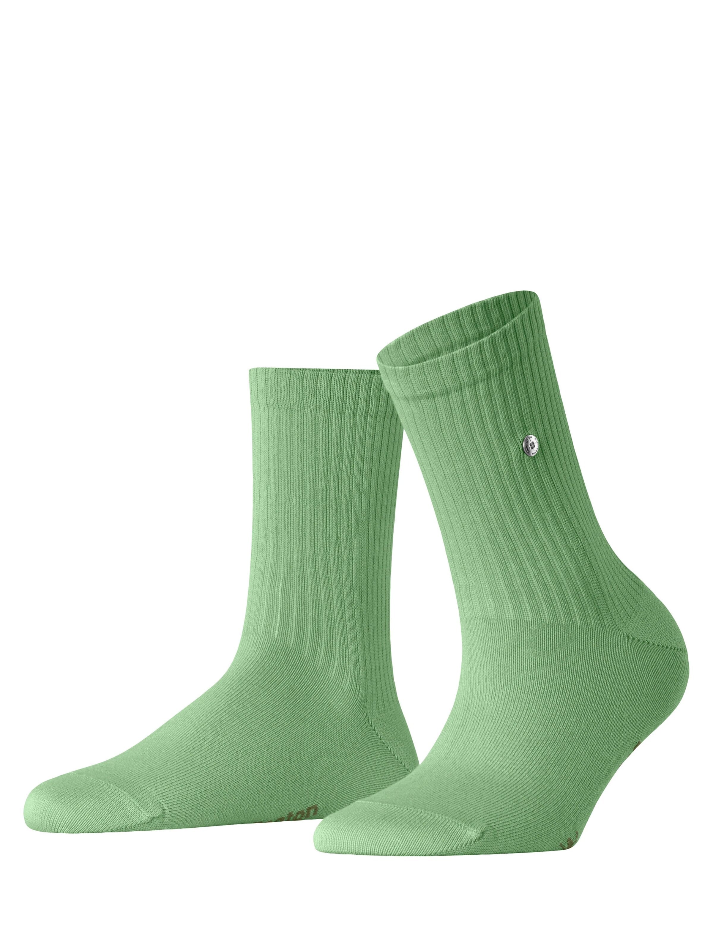 BURLINGTON Socks 'Fleet Street' in Green: front