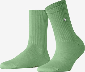 BURLINGTON Socks 'Fleet Street' in Green: front